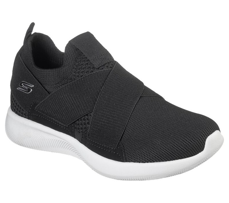 Skechers Dam Svarta Slip On - Bobs Sport Squad 2 - Kid Cool - Sverige (GRBKX-8712)